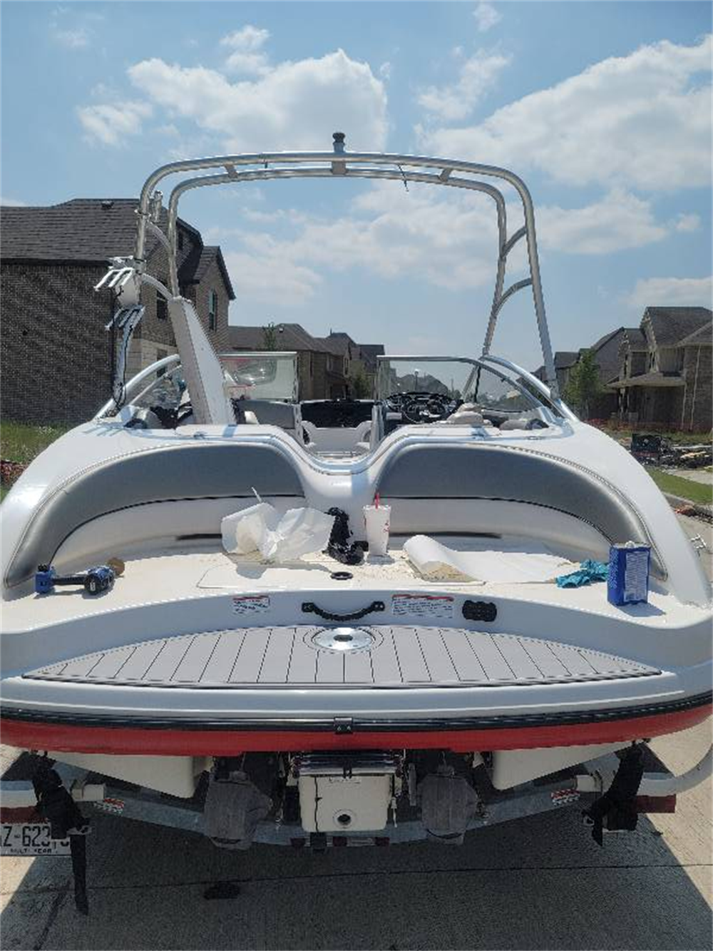 2007 Yamaha AR210 Swim Platform Cockpit Pad Boat EVA Foam Teak Deck Floor Mat SeaDek MarineMat Gatorstep Style Self Adhesive