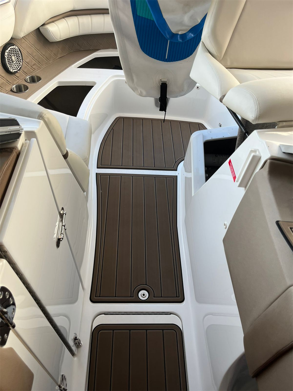 2013 Cobalt A28 Swim Platform Cockpit Pad Boat EVA Foam Teak Deck Floor Mat Seadek Gatorstep Style Self Adhesive