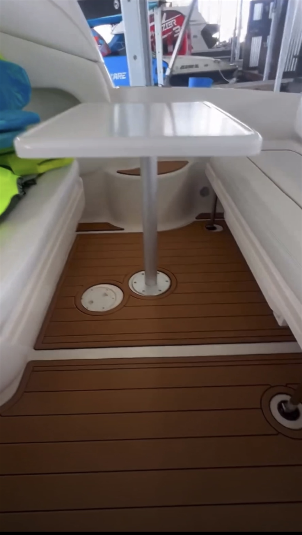 2002-2007 Sea Ray Sundancer 300 Swim Platform Cockpit Pad Boat EVA Teak Floor