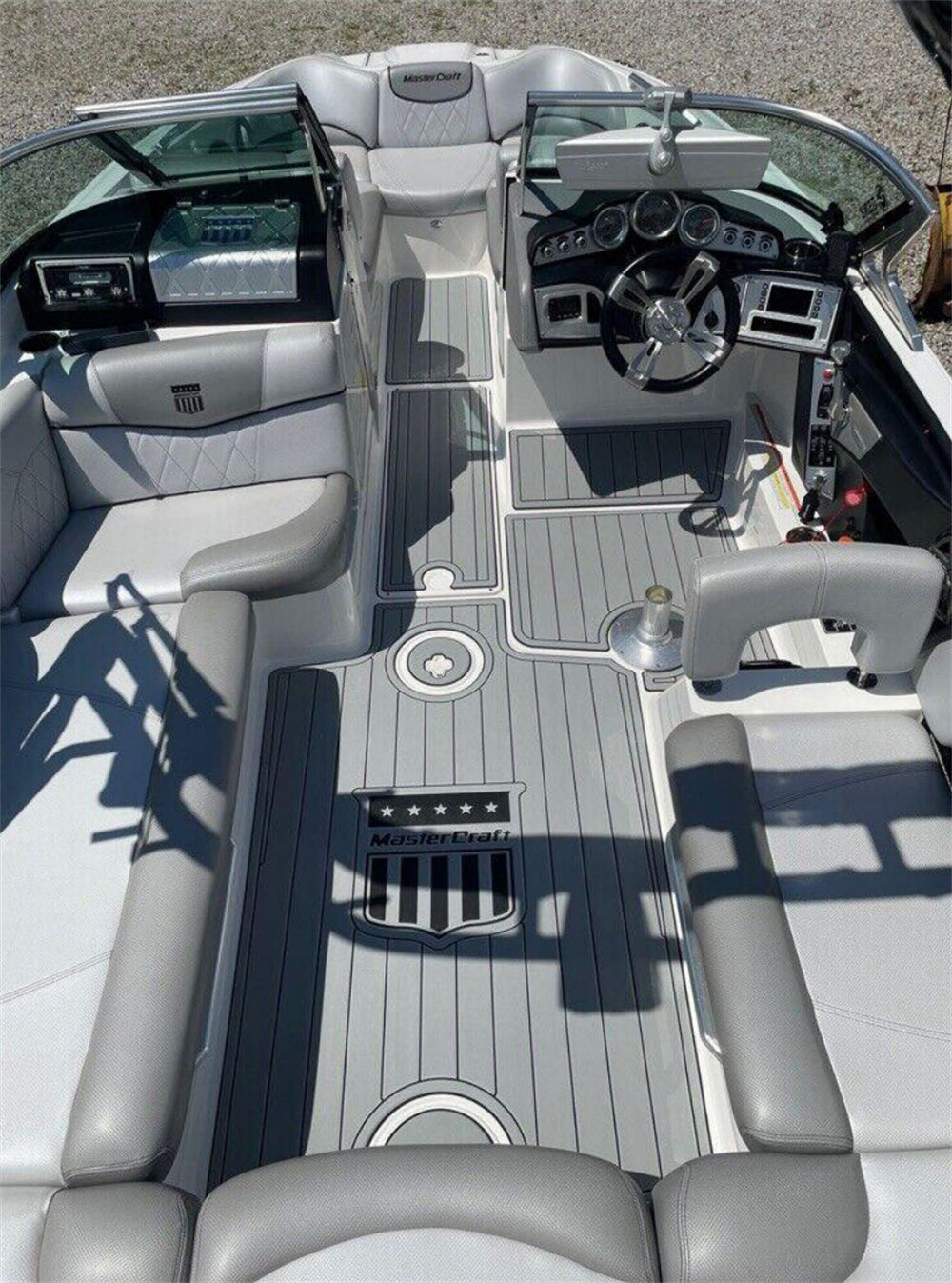 2006-2010 Mastercraft X30 Swim Step Cockpit VERSION 3 Pad Boat EVA Teak Floor SeaDek MarineMat Style Self Adhesive