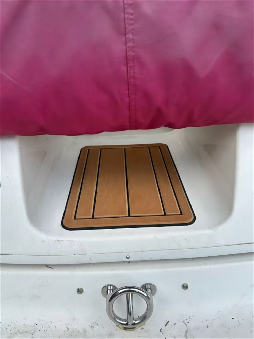 2004 Bryant 234 Swim Platform Cockpit Mat Boat EVA Foam Faux Teak Deck Floor Pad