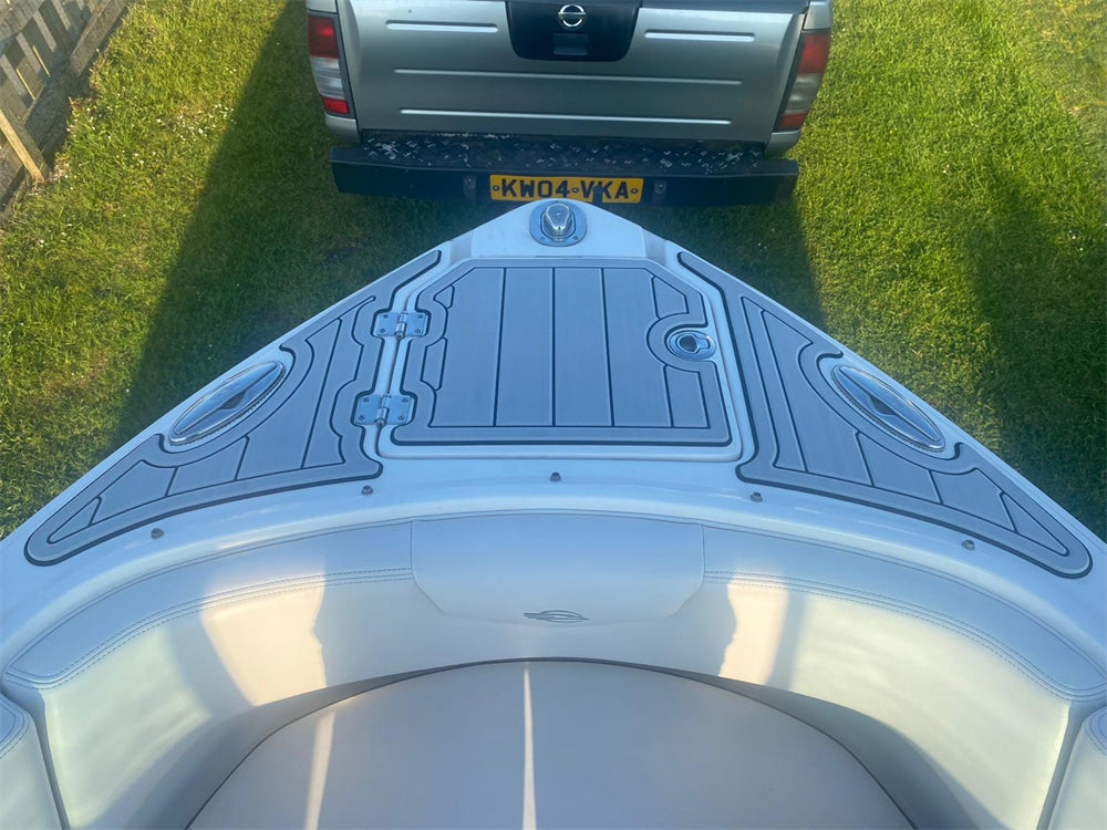 2019 Chaparral 237 SSX Swim Platform Cockpit Boat EVA Foam Faux Teak Floor Pad Seadek MarineMat Gatorstep Style Self Adhesive