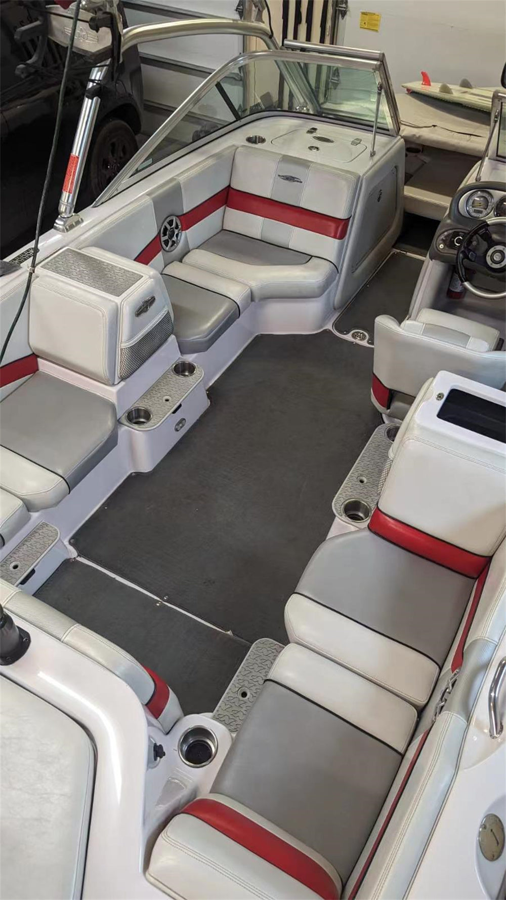 2007 Nautique 220 Swim Platform Cockpit Pad Boat EVA Foam Teak Deck Floor Mat SeaDek MarineMat Style Self Adhesive