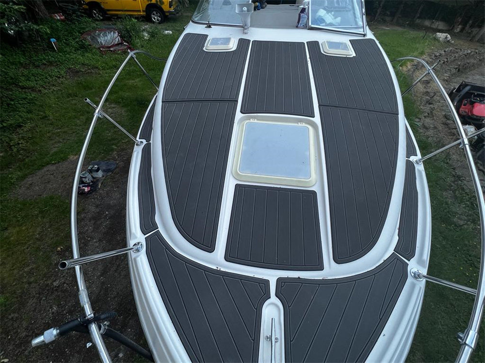 1997 Bayliner 2855 Swim Platform Cockpit Bow Boat EVA Foam Teak Floor Pad Mat SeaDek MarineMat Gatorstep Style Self Adhesive