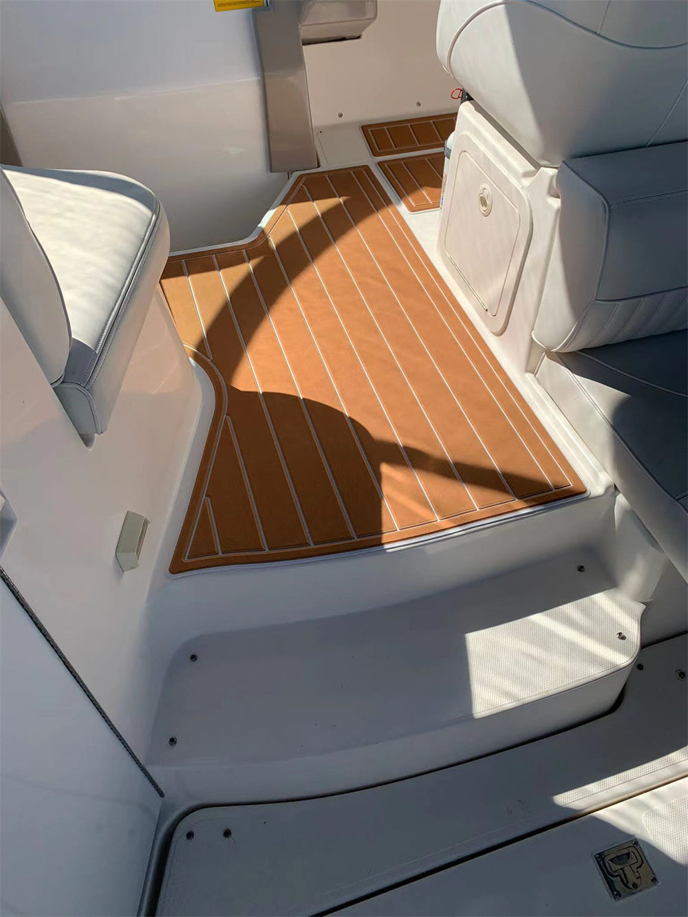 2002 Cruiser Yachts 3470 Express Swim Platform Cockpit Pad Boat EVA Teak Floor SeaDek MarineMat Gatorstep Style Self Adhesive