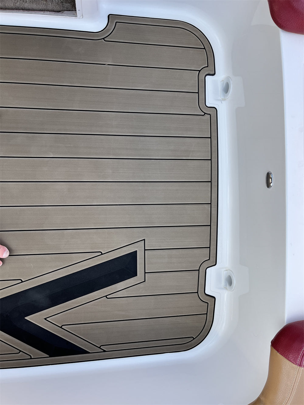 2008-2014 Mastercraft X35 Swim Platform Cockpit Pad Boat EVA Teak Deck Floor Mat SeaDek MarineMat Style Self Adhesive