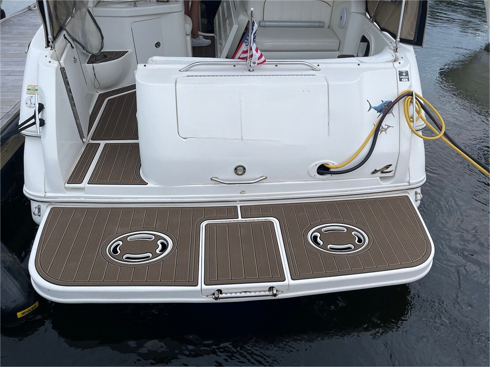 1997-2001 Sea Ray Sundancer 290 Swim Platform Cockpit Pad Boat EVA Teak Floor SeaDek MarineMat Style Self Adhesive