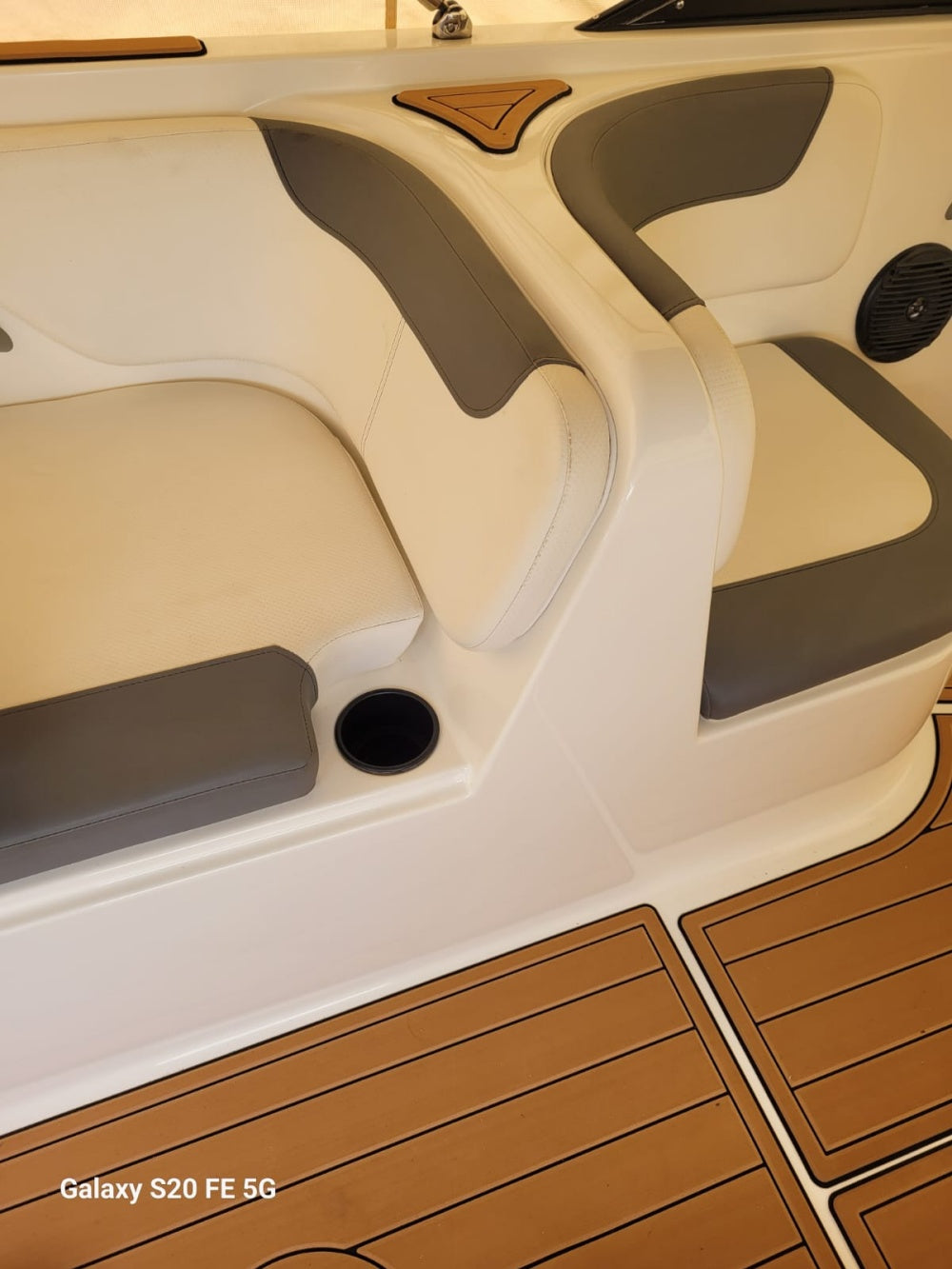 2019 Bayliner E7 Swim Platform Cockpit Pad Boat EVA Teak Deck Floor Mat Seadek MarineMat Gatorstep Style Self Adhesive