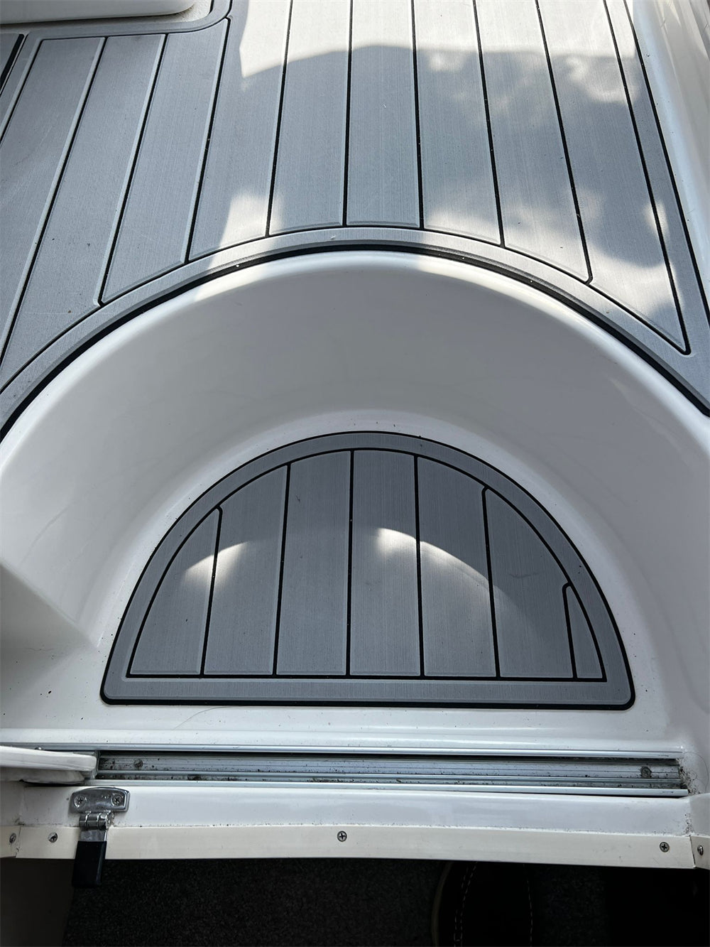 2005 Chaparral Signature 240 Swim Platform Cockpit Boat EVA Teak Floor Pad Mat SeaDek MarineMat Gatorstep Style Self Adhesive