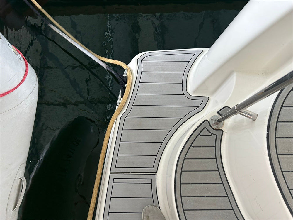 2006 Meridian 408 Swim Platform Step Pad Boat EVA Foam Faux Teak Deck Floor Mat