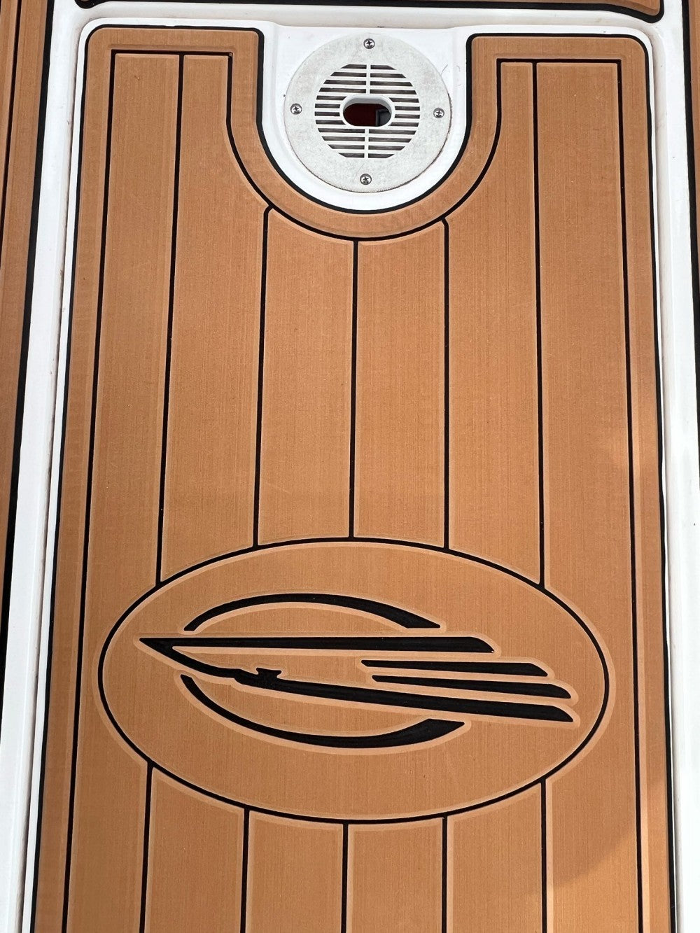 2013 Chaparral 19 H20 Swim Step Cockpit Boat EVA Faux Foam Teak Deck Floor Pad SeaDek MarineMat Style Self Adhesive