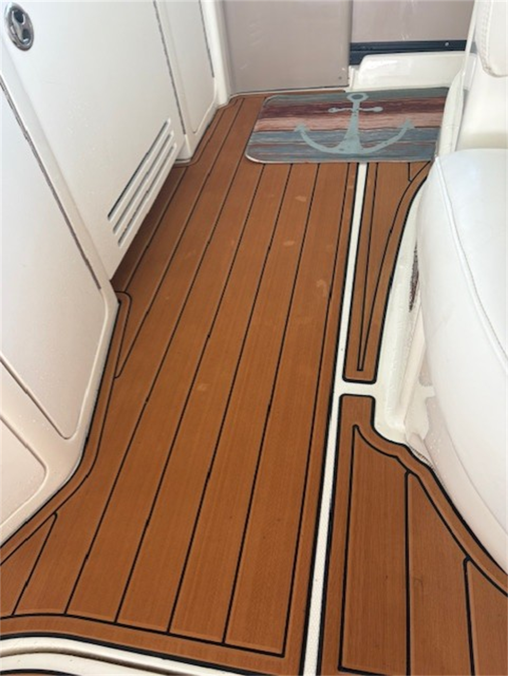 2002-2006 Sea Ray Sundancer 360 Swim Platform Cockpit Pad Boat EVA Teak Floor SeaDek MarineMat Gatorstep Style Self Adhesive