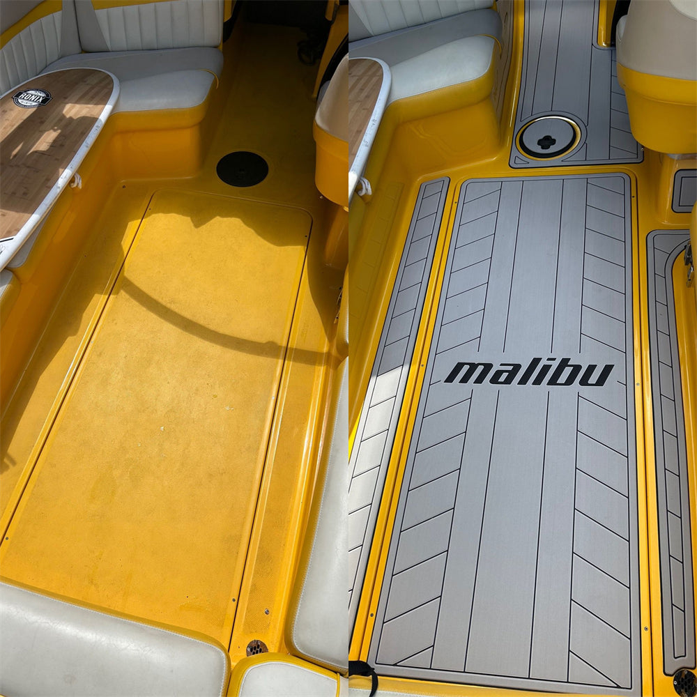 2013-2016 Malibu 24 MXZ Cockpit Pad Boat EVA Foam Teak Deck Floor Mat Flooring SeaDek MarineMat Gatorstep Style Self Adhesive