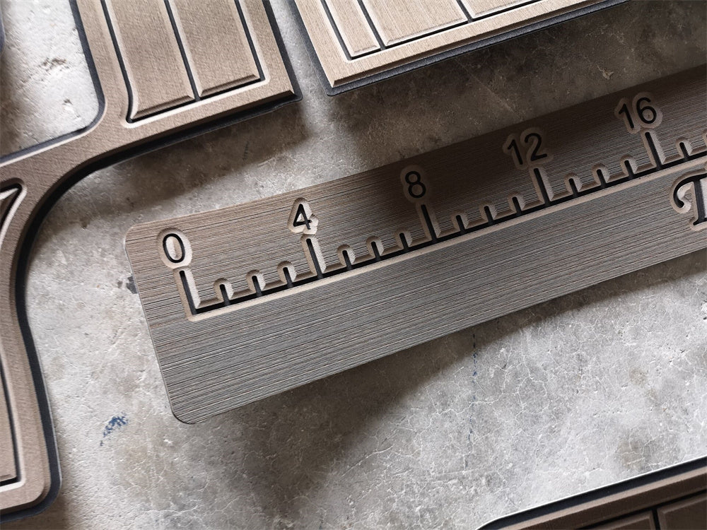 1998 Carolina Classic 28 Cockpit Pad Boat EVA Foam Faux Teak Deck Floor Mat SeaDek MarineMat Gatorstep Style Self Adhesive