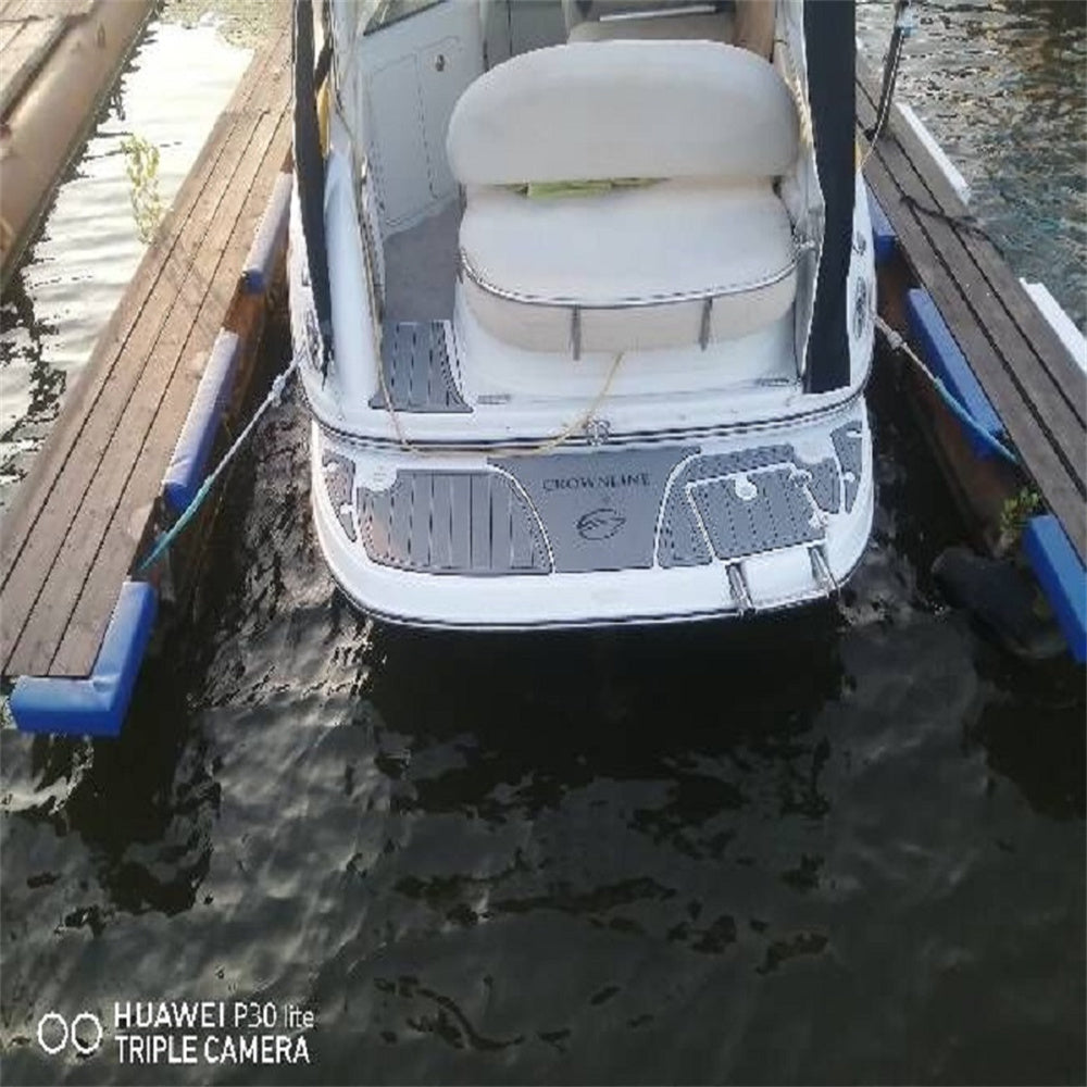 2005 Crownline 275 CCR Swim Platform Cockpit Boat EVA Foam Teak Deck Floor Pad SeaDek MarineMat Style Self Adhesive