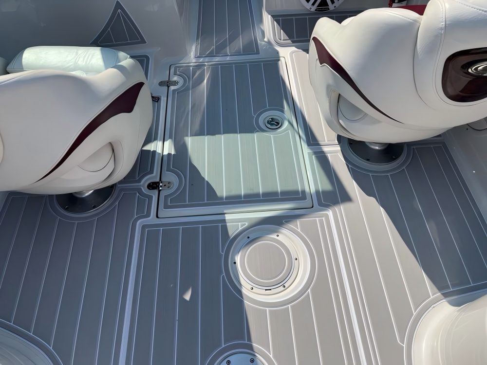 2007 Crownline 230 LS Swim Platform Cockpit Boat EVA Faux Teak Deck Floor Pad Mat SeaDek MarineMat Gatorstep Style Self Adhesive