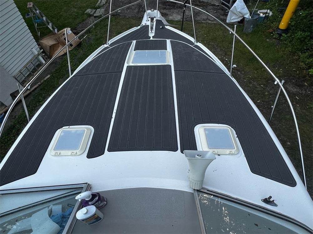 1997 Bayliner 2855 Swim Platform Cockpit Bow Boat EVA Foam Teak Floor Pad Mat SeaDek MarineMat Gatorstep Style Self Adhesive