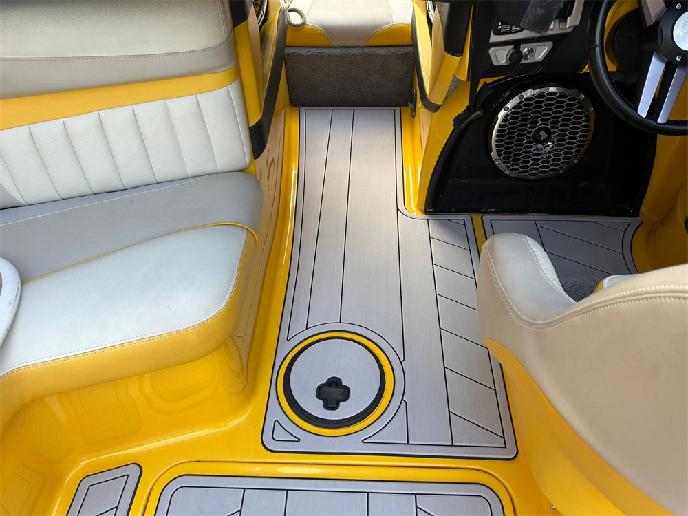 2013-2016 Malibu 24 MXZ Cockpit Pad Boat EVA Foam Teak Deck Floor Mat Flooring SeaDek MarineMat Gatorstep Style Self Adhesive