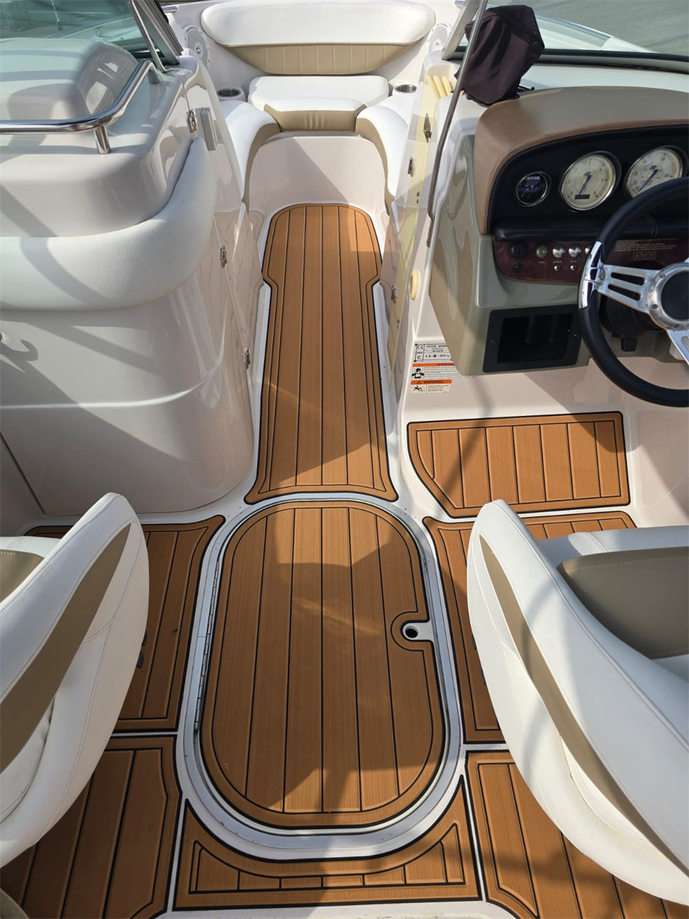 2011 Four Winns Horizon 240 Swim Platform Cockpit Boat EVA Foam Teak Floor Pad SeaDek MarineMat Gatorstep Style Self Adhesive