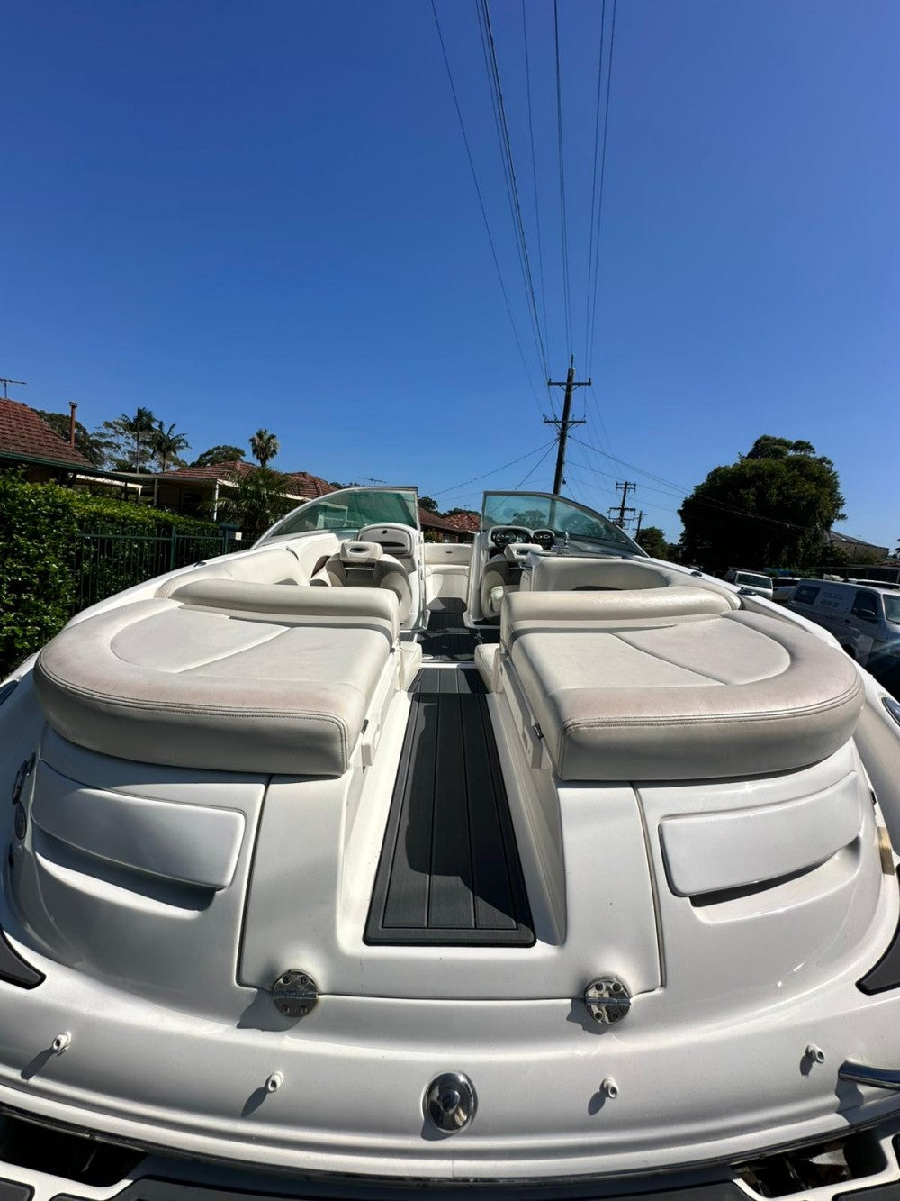 2007 Chaparral 246 SSI Swim Platform Cockpit Boat EVA Foam Teak Floor Pad Mat SeaDek MarineMat Gatorstep Style Self Adhesive