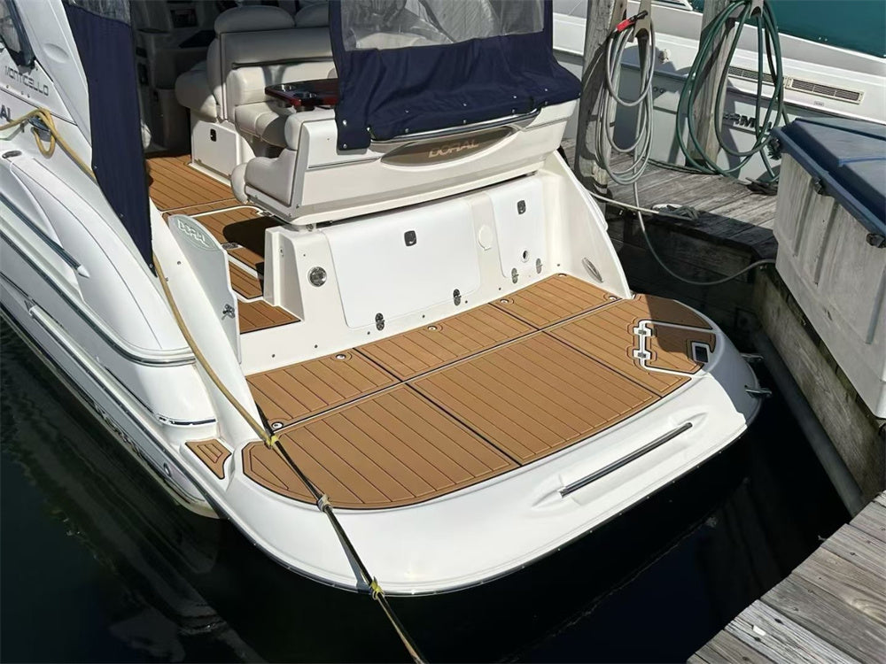 2004-2006 Doral Monticello 250 SE Swim Platform Cockpit Pad Boat EVA Teak Deck Floor SeaDek MarineMat Gatorstep Style Adhesive