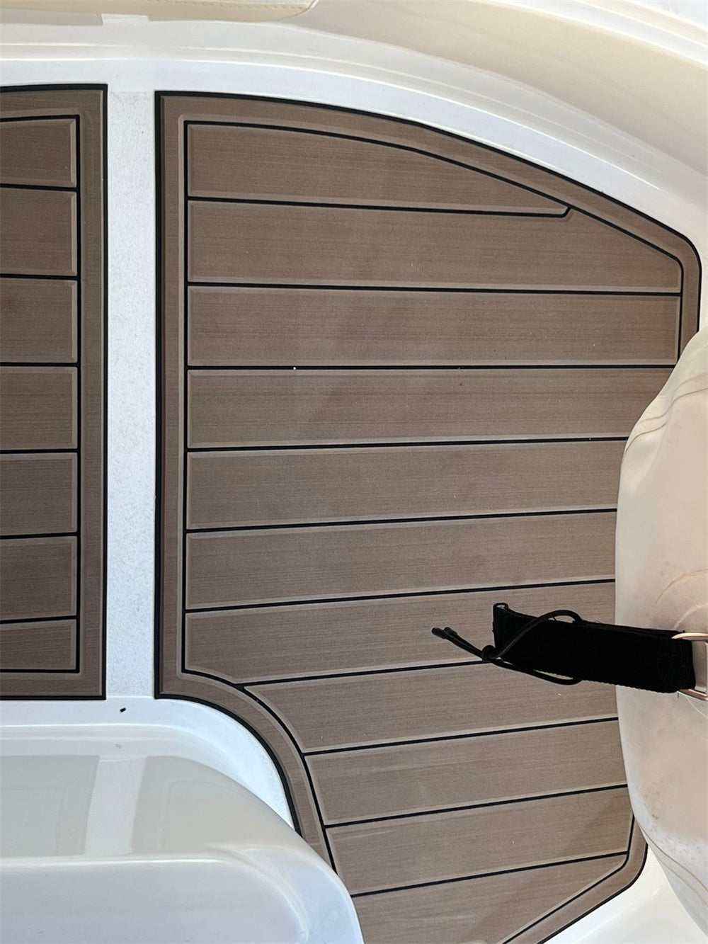 2013 Cobalt A28 Swim Platform Cockpit Pad Boat EVA Foam Teak Deck Floor Mat Seadek Gatorstep Style Self Adhesive