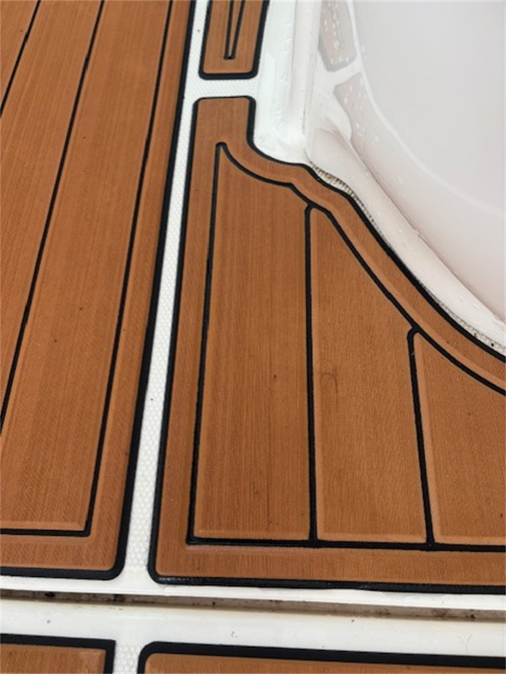 2002-2006 Sea Ray Sundancer 360 Swim Platform Cockpit Pad Boat EVA Teak Floor SeaDek MarineMat Gatorstep Style Self Adhesive