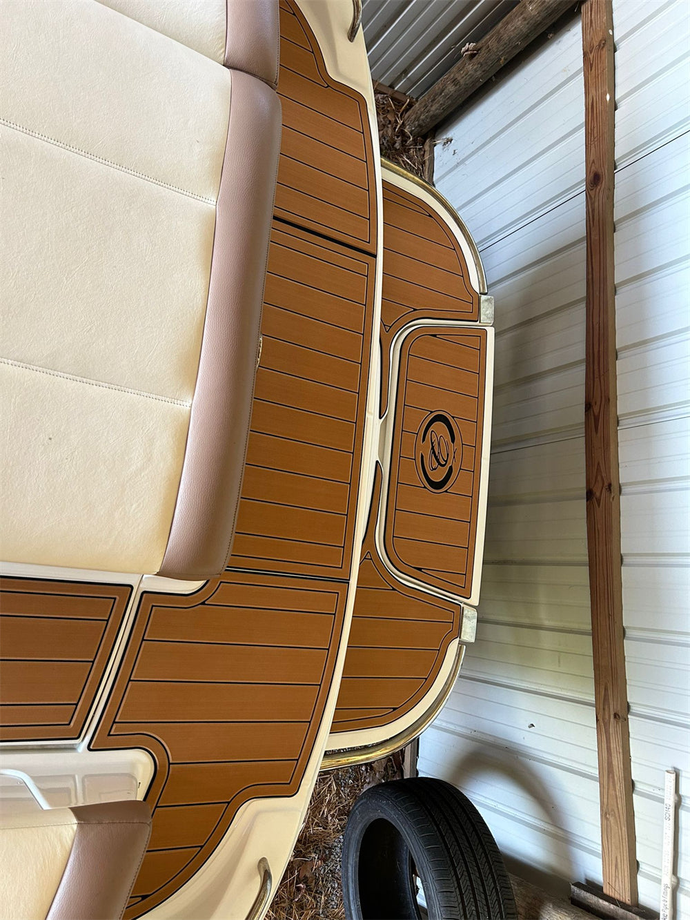 2014 Cobalt 200 Swim Platform Cockpit Pad Boat EVA Foam Teak Deck Flooring Mat SeaDek MarineMat Gatorstep Style Self Adhesive
