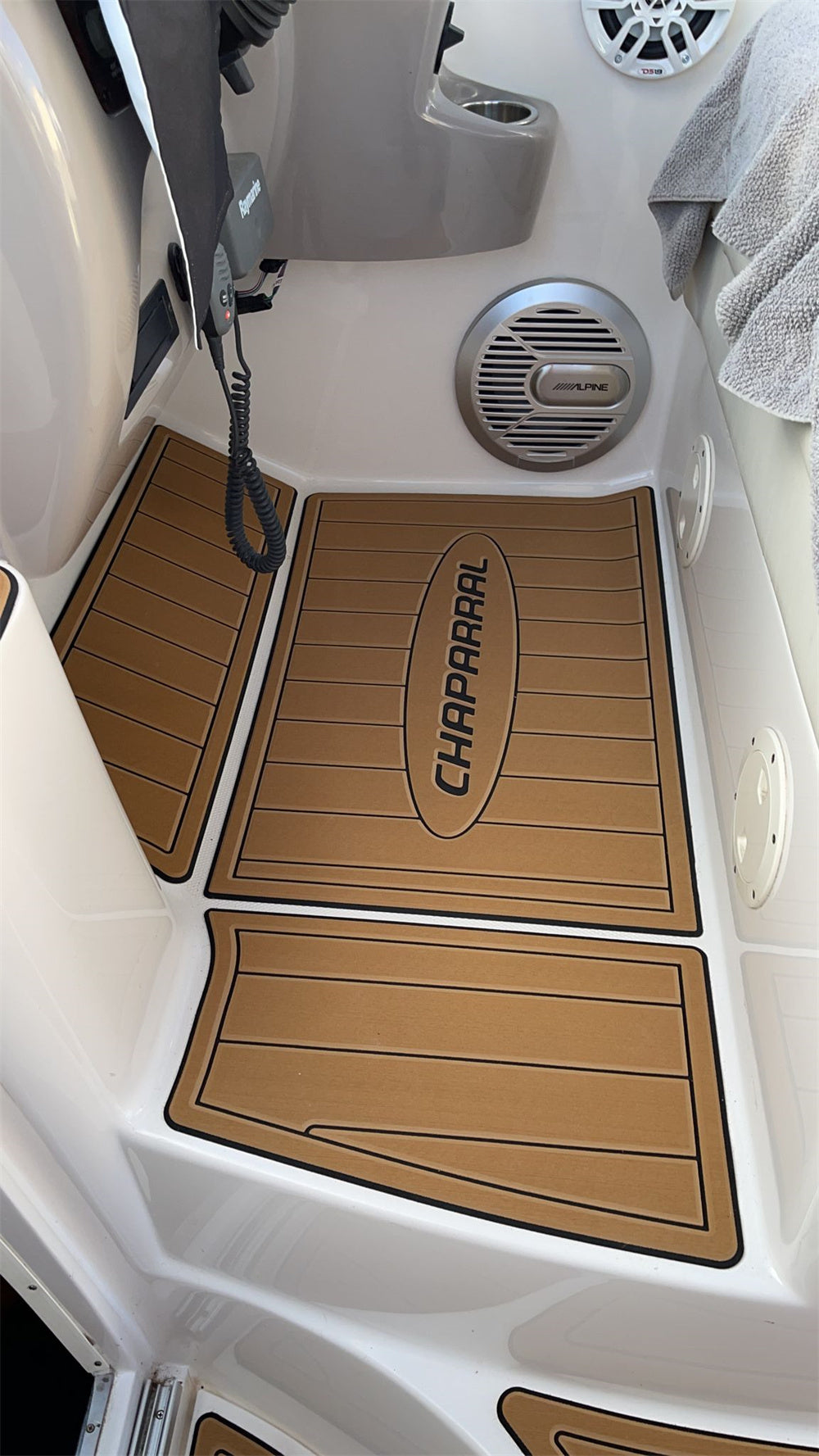 2005 Chaparral Signature 290 Swim Platform Cockpit Boat EVA Teak Floor Pad Mat SeaDek MarineMat Gatorstep Style Self Adhesive