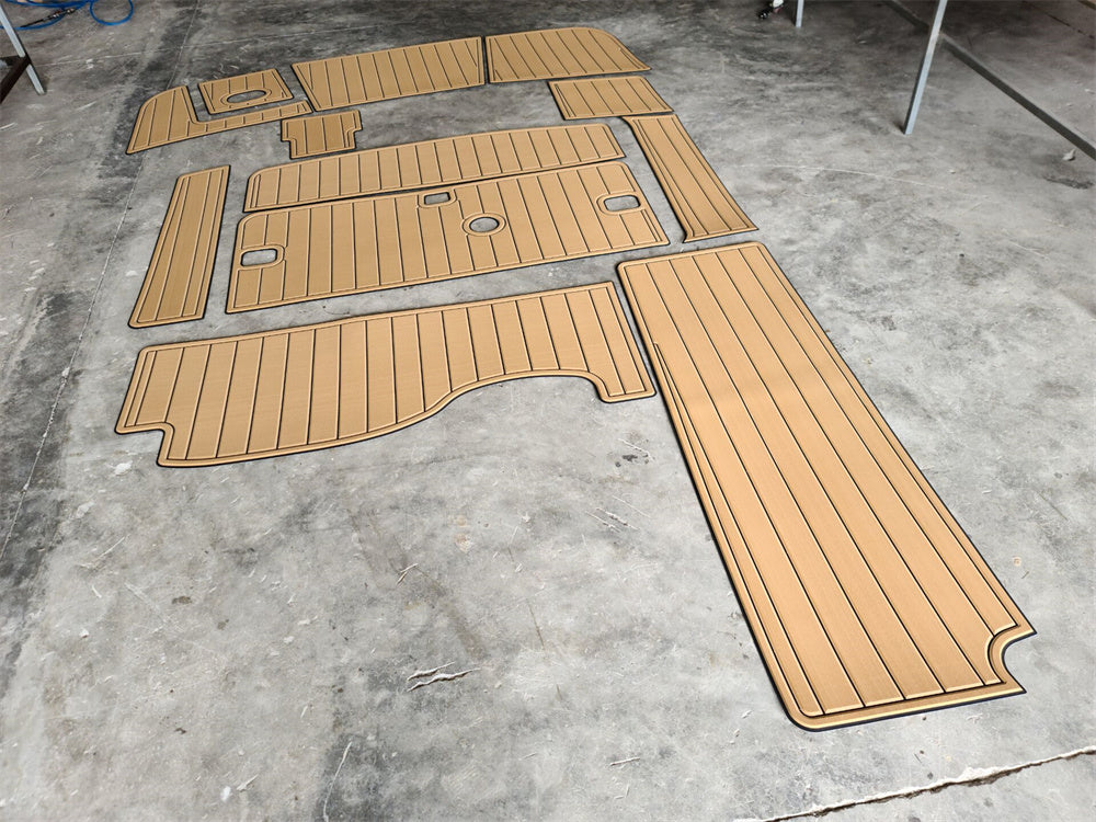 2004 Four Winns 248 Vista Swim Platform Cockpit Boat EVA Teak Deck Floor Pad Mat SeaDek MarineMat Gatorstep Style Self Adhesive