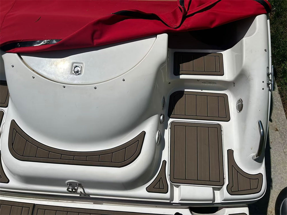 2012 Hurricane 220 Swim platform Bow Pad Boat EVA Foam Teak Deck Flooring Mat SeaDek MarineMat Gatorstep Style Self Adhesive