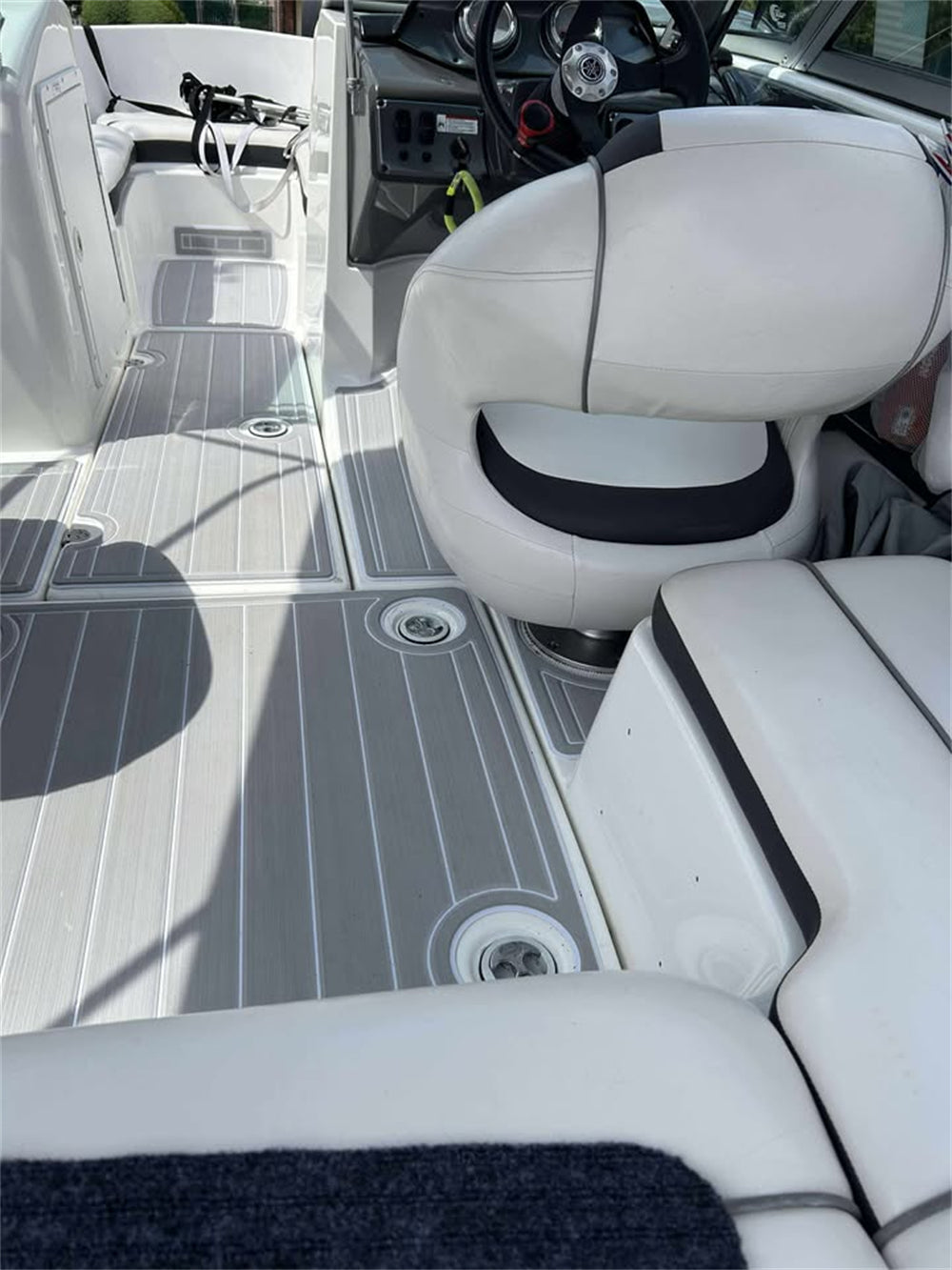 2012-2018 Yamaha SX 190 Swim Platform Cockpit PadBoat EVA Foam Faux Teak Deck Floor Mat SeaDek MarineMat Gatorstep Style Self Adhesive