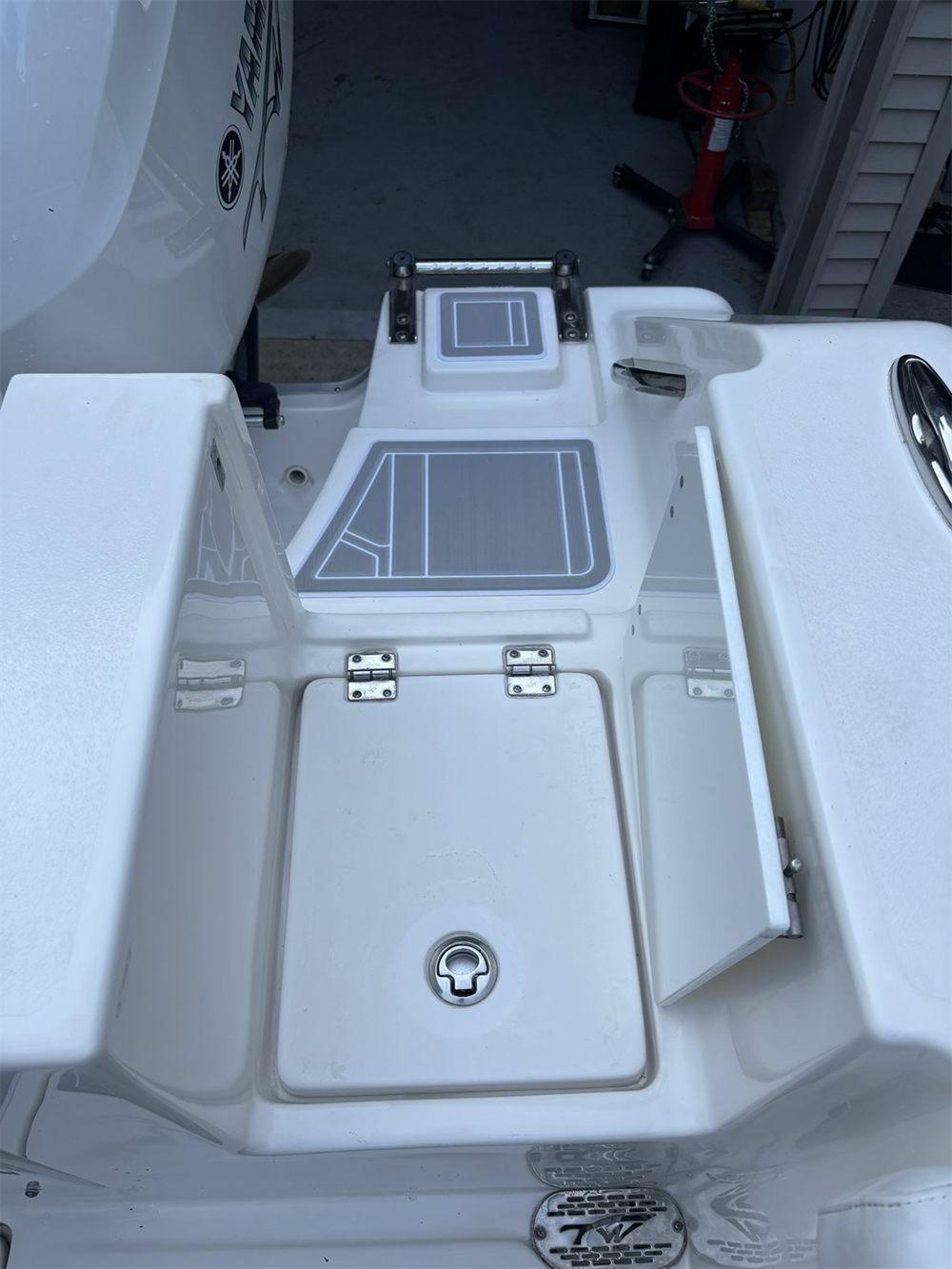 2016 Tidewater 280CC Swim Platform Cockpit Boat EVA Teak Floor Mat Seadek MarineMat Style Self Adhesive