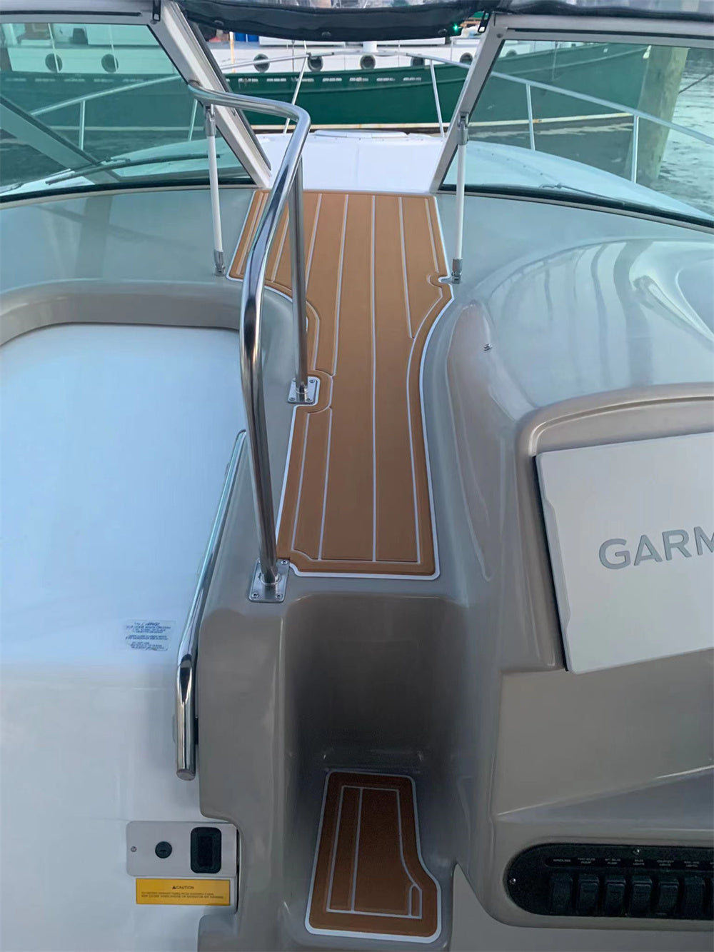 2002 Cruiser Yachts 3470 Express Swim Platform Cockpit Pad Boat EVA Teak Floor SeaDek MarineMat Gatorstep Style Self Adhesive