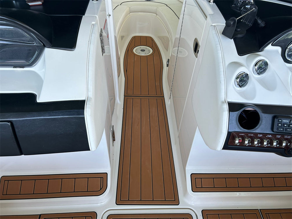 2008 Sea Ray SLX 250 Swim Platform Cockpit Bow Boat EVA Foam Teak Deck Floor Mat SeaDek MarineMat Gatorstep Style Self Adhesive