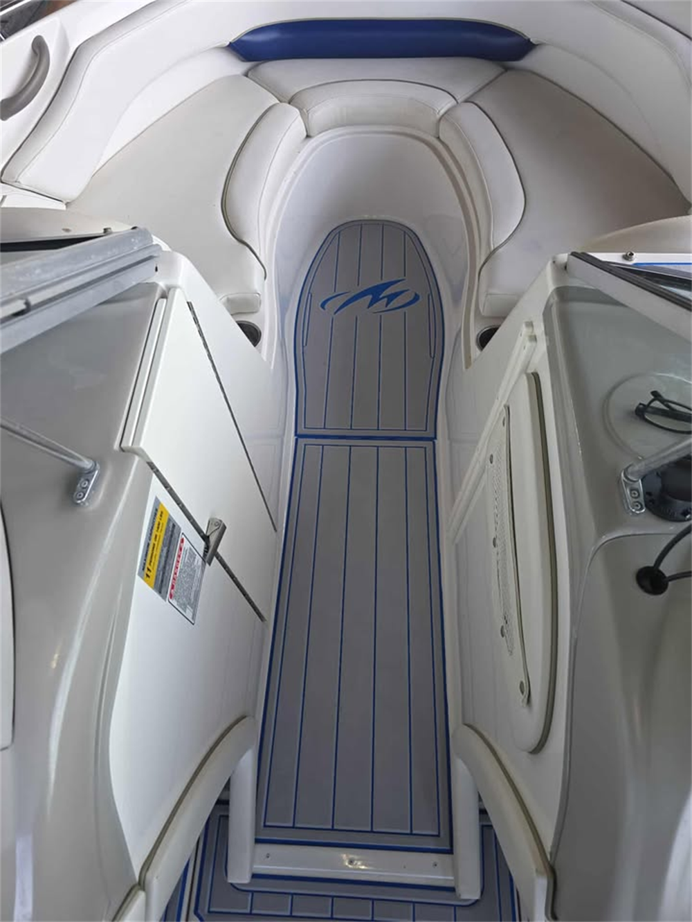 2005 Monterey 228SI Swim Platform Cockpit Pad Boat EVA Faux Teak Deck Floor Mat SeaDek MarineMat Gatorstep Style Self Adhesive