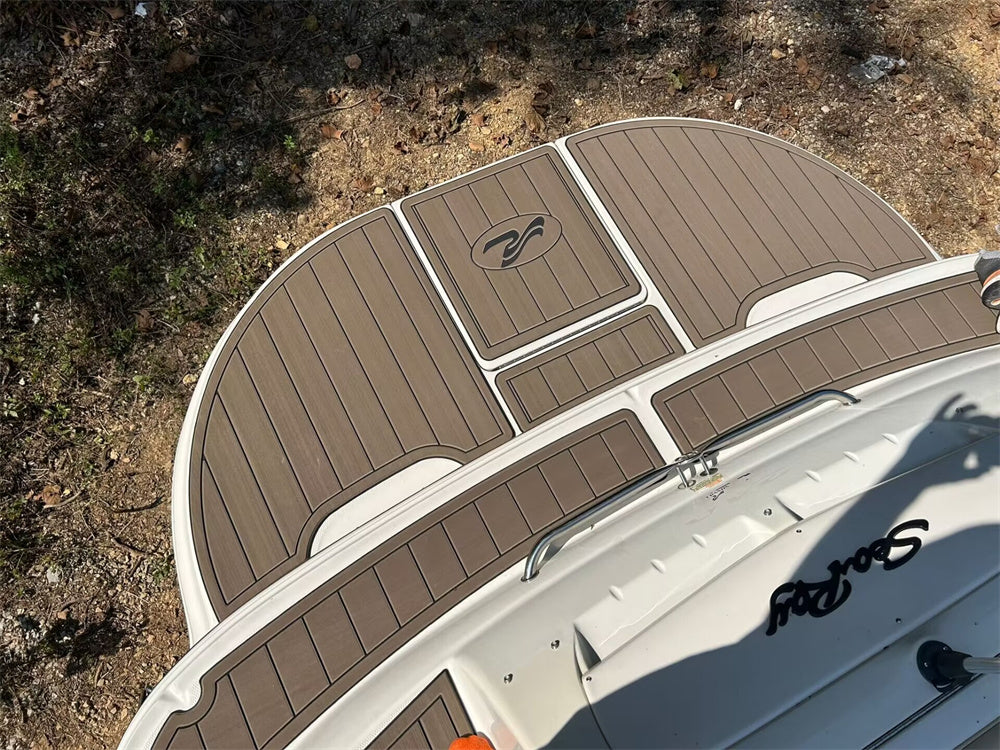2000 Sea Ray Sundeck 240 Swim Platform Cockpit Pad Boat EVA Teak Deck Floor Mat