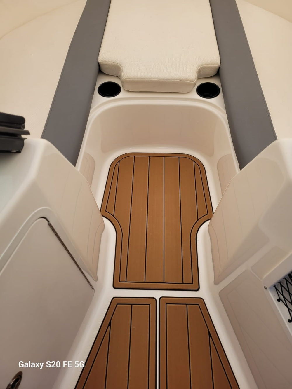 2019 Bayliner E7 Swim Platform Cockpit Pad Boat EVA Teak Deck Floor Mat Seadek MarineMat Gatorstep Style Self Adhesive