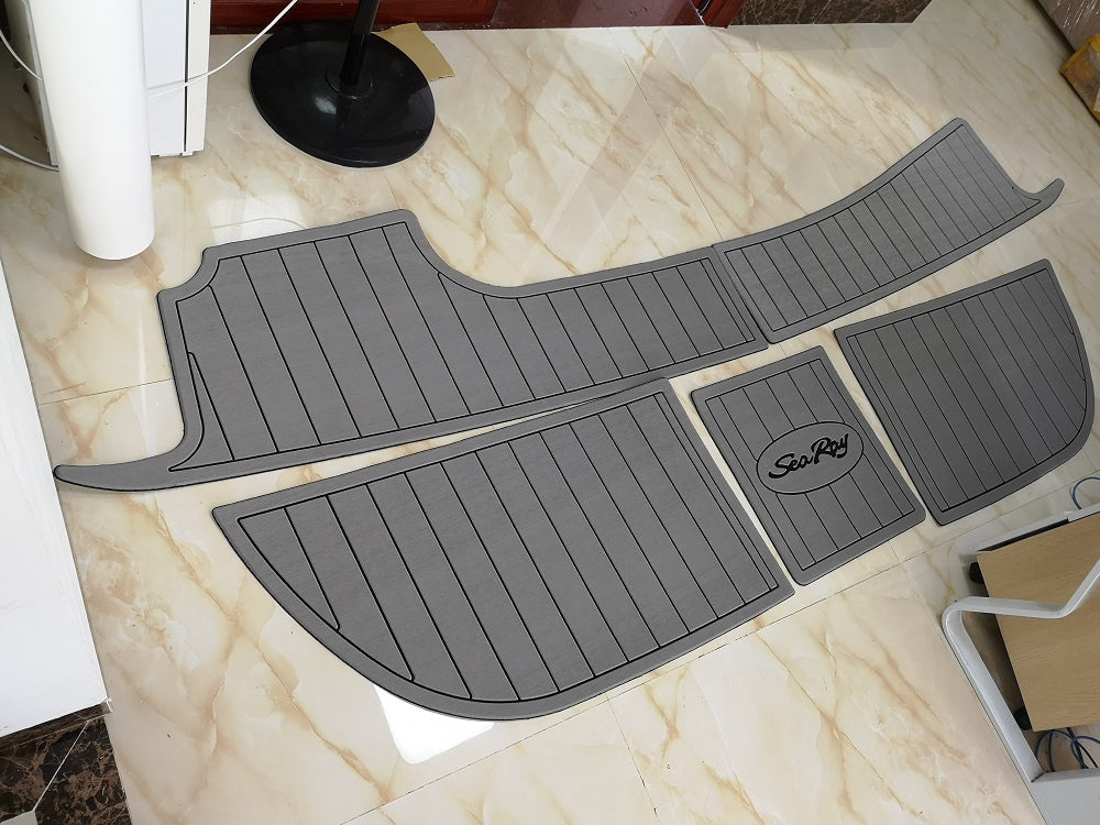 1998 Sea Ray 330 SD Swim Platform Pad Boat EVA Foam Faux Teak Deck Floor Mat SeaDek MarineMat Gatorstep Style Self Adhesive