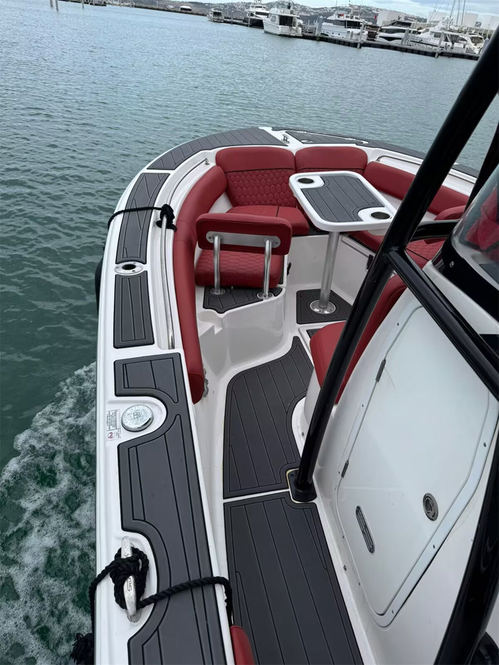 2019 Sea Fox Commander 226 Swim Platform Cockpit Pad Boat EVA Faom Fauex Teak Deck Floor Mat SeaDek MarineMat Style Self Adhesive