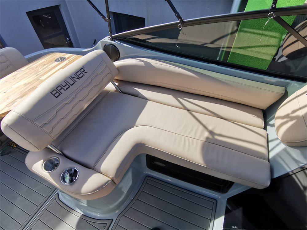 2002 Bayliner 2455 Swim Platform Cockpit Boat EVA Foam Faux Teak Deck Floor Pad Mat SeaDek MarineMat Gatorstep Style Self Adhesive