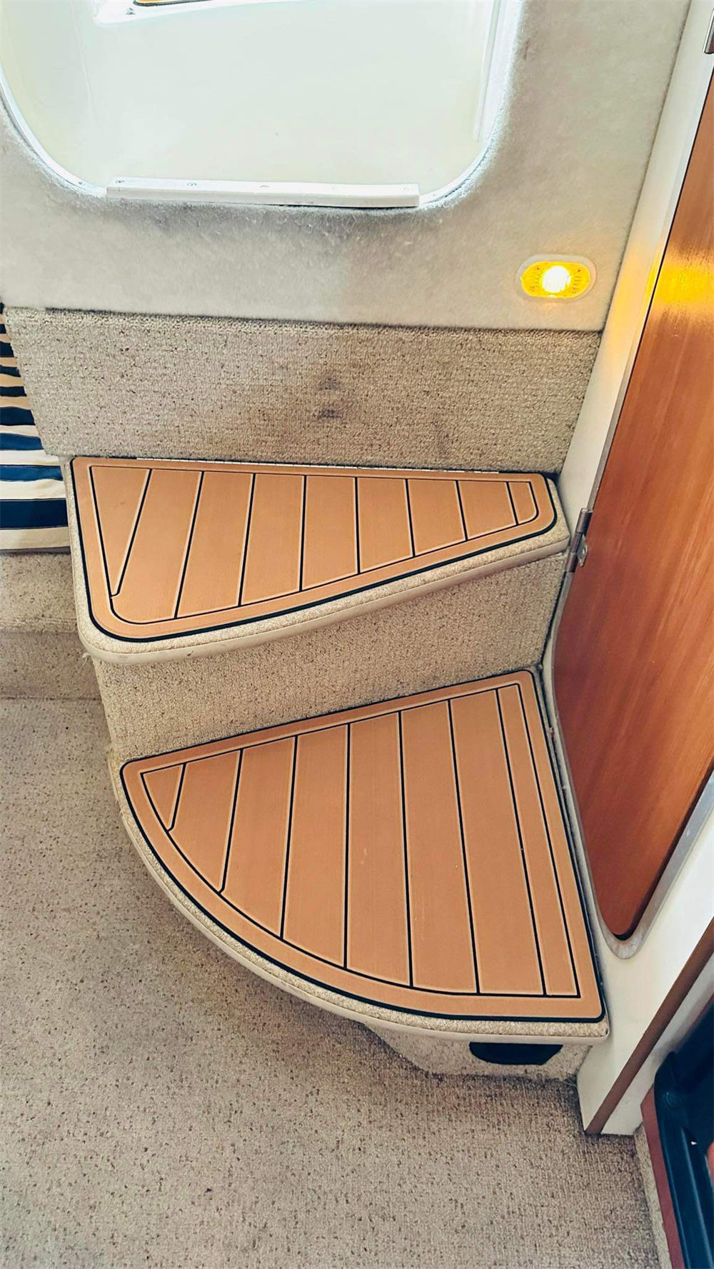 2004 Bayliner 305 Ciera Swim Platform Cockpit Pad Boat EVA Foam Teak Floor Mat SeaDek MarineMat Gatorstep Style Self Adhesive