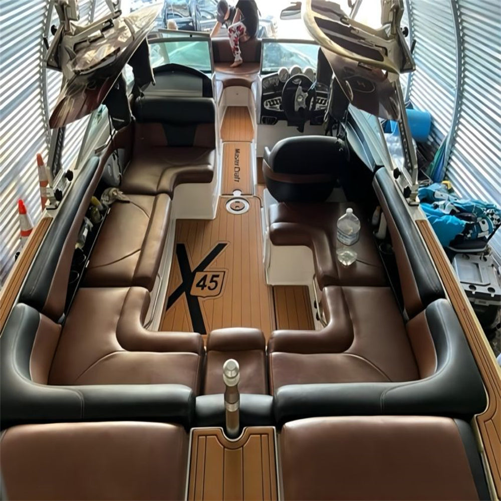 2006-2010 Mastercraft X30 Swim Step Cockpit VERSION 3 Pad Boat EVA Teak Floor SeaDek MarineMat Style Self Adhesive