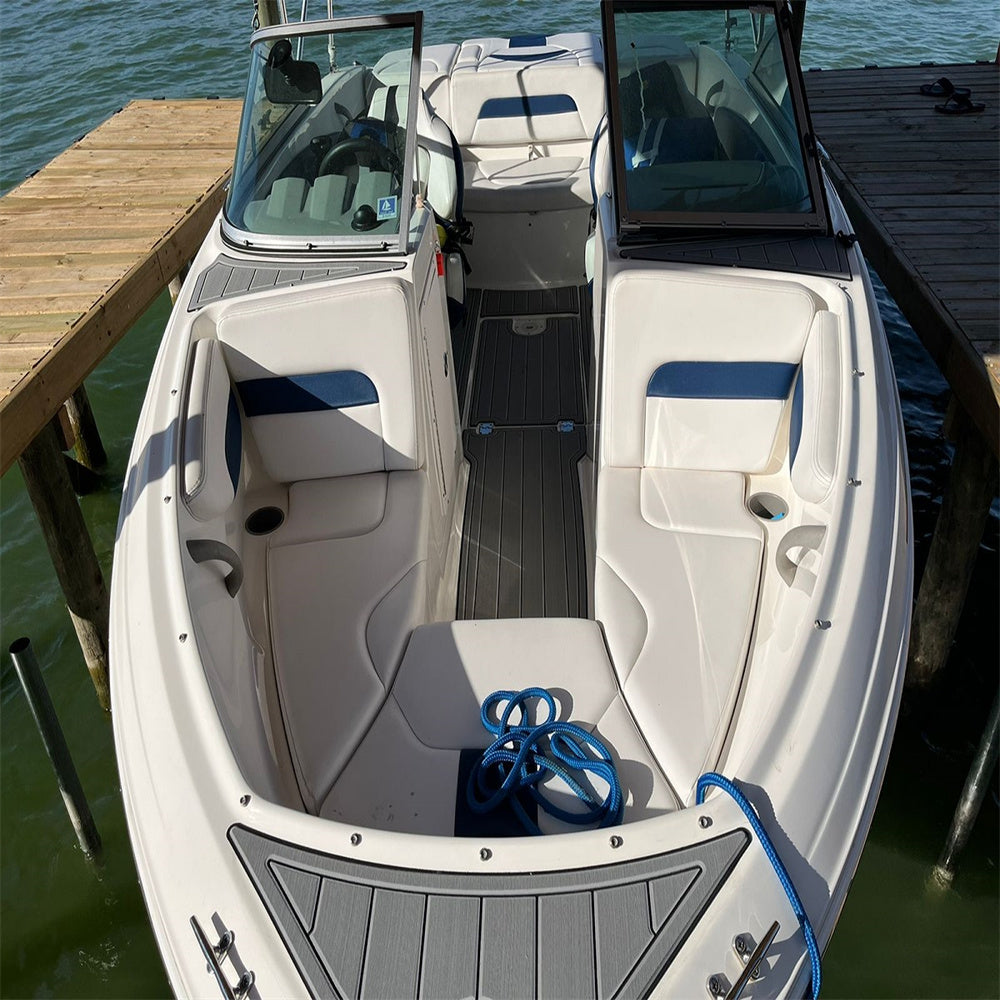 2013 Chaparral 19 H20 Swim Step Cockpit Boat EVA Faux Foam Teak Deck Floor Pad SeaDek MarineMat Style Self Adhesive