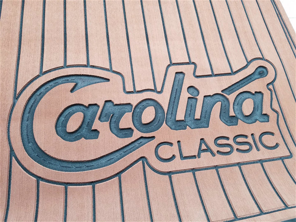 2000 Carolina Classic 25 Cockpit Pad Boat EVA Faux Foam Teak Deck Floor Mat SeaDek MarineMat Gatorstep Style Self Adhesive