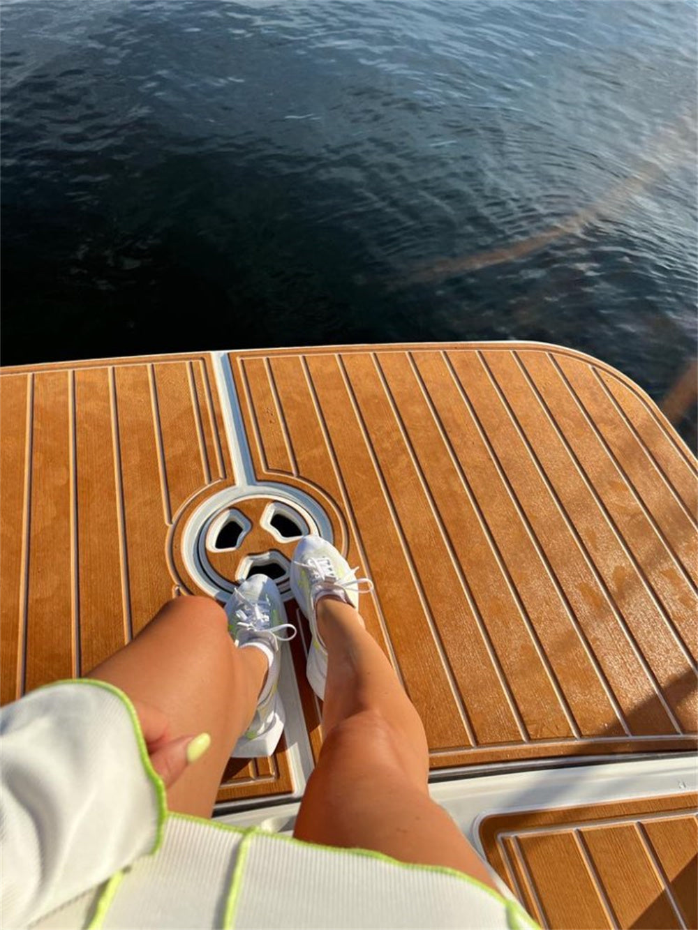 2000 Four Winns 298 Vista Swim Platform Cockpit Boat EVA Foam Teak Deck Floor SeaDek MarineMat Gatorstep Style Self Adhesive