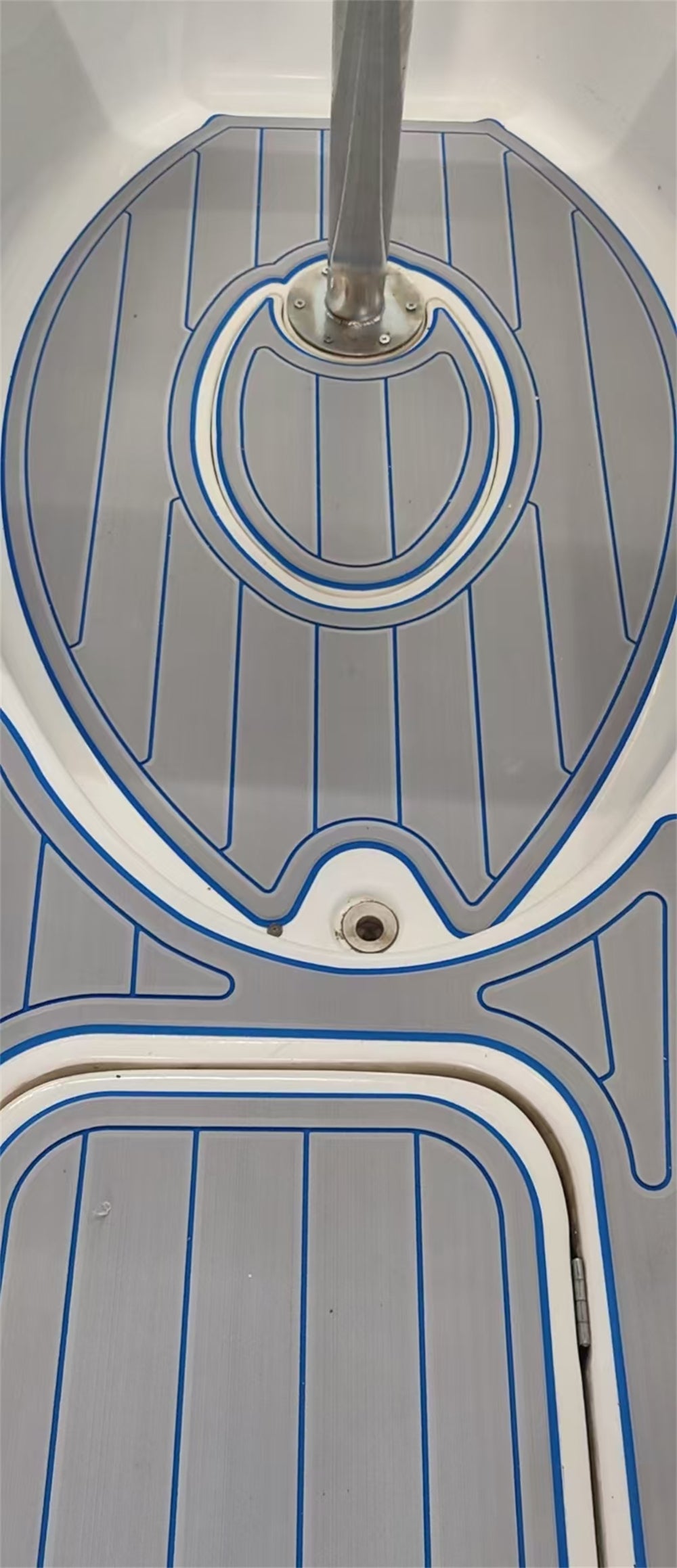 2008 SeaDoo Islandia Swim Platform Cockpit Pad Boat EVA Foam Faux Teak Deck Floor Mat SeaDek MarineMat Gatorstep Style Self Adhesive