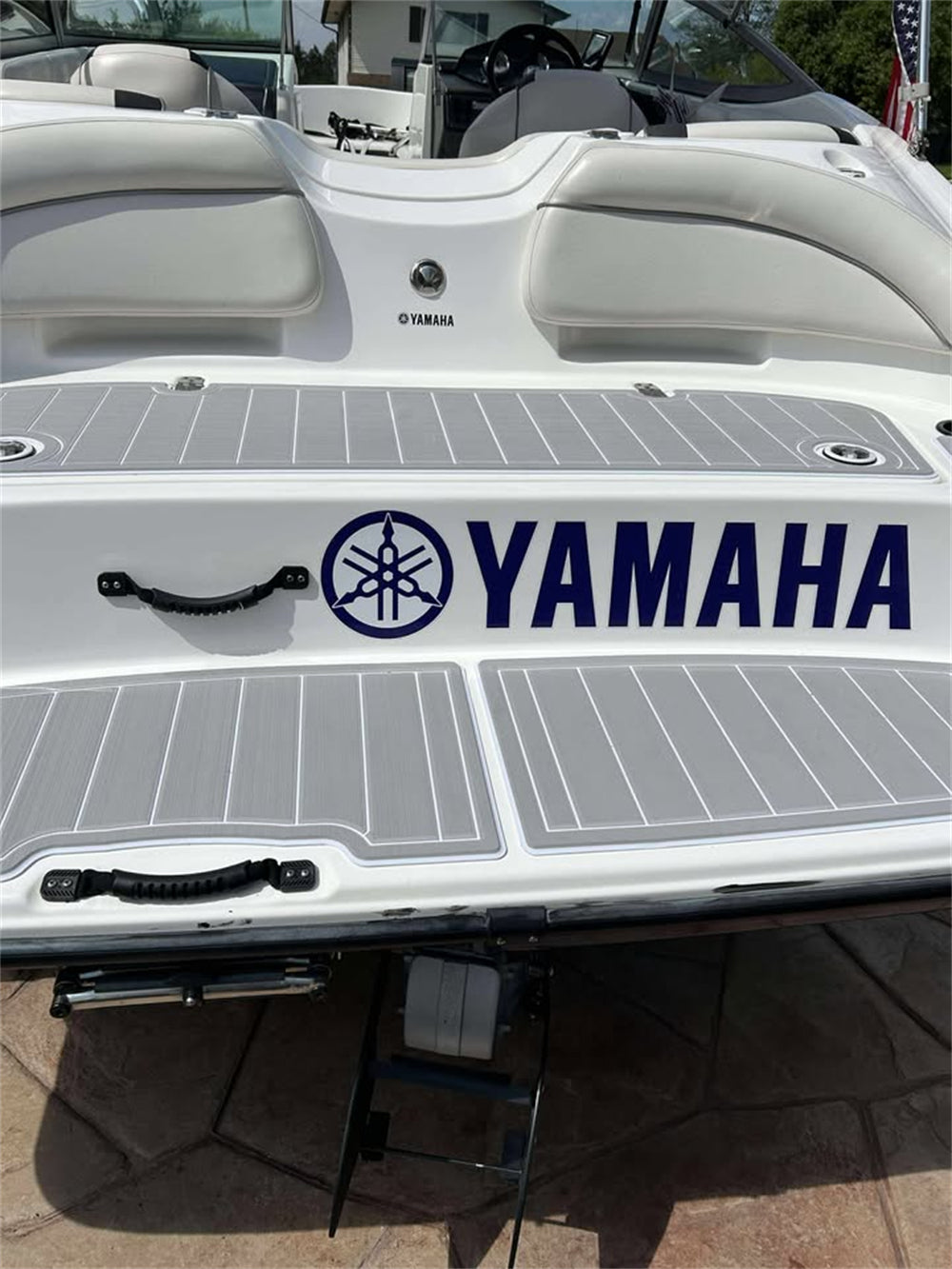 2012-2018 Yamaha SX 190 Swim Platform Cockpit PadBoat EVA Foam Faux Teak Deck Floor Mat SeaDek MarineMat Gatorstep Style Self Adhesive