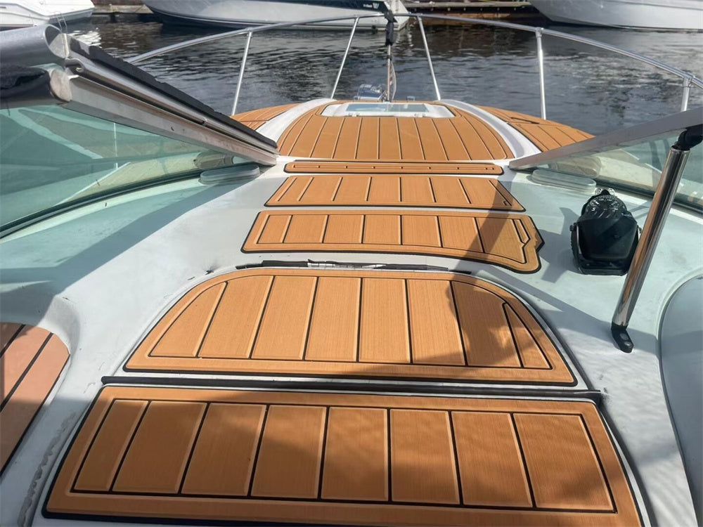2003 Bayliner 245 SB Swim Platform Cockpit Bow Pad Boat EVA Teak Deck Floor Mat SeaDek MarineMat Gatorstep Style Self Adhesive