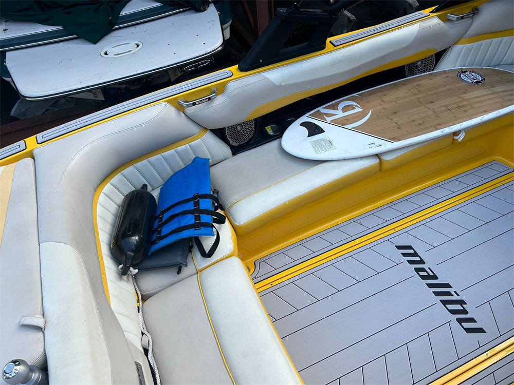2013-2016 Malibu 24 MXZ Cockpit Pad Boat EVA Foam Teak Deck Floor Mat Flooring SeaDek MarineMat Gatorstep Style Self Adhesive